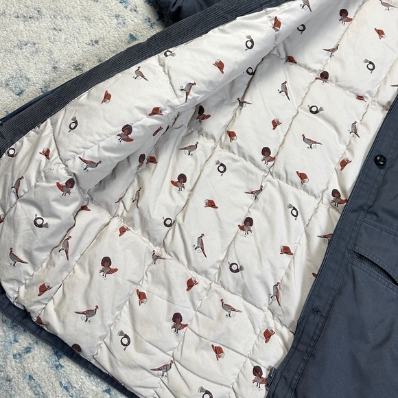 Cyclone Vintage Coat | Down/Feather filling | Quilted |  Size 6 | Dark Grey - Picture 7 of 11